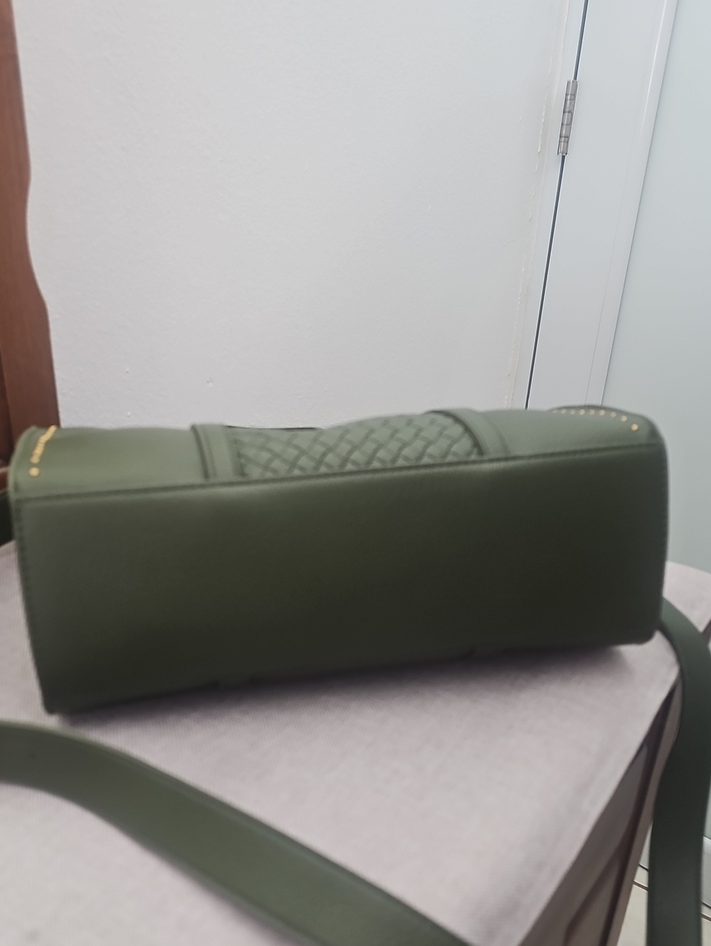 Style & Co. Woven Mediun Boxy Tote. - Picture 5 of 9